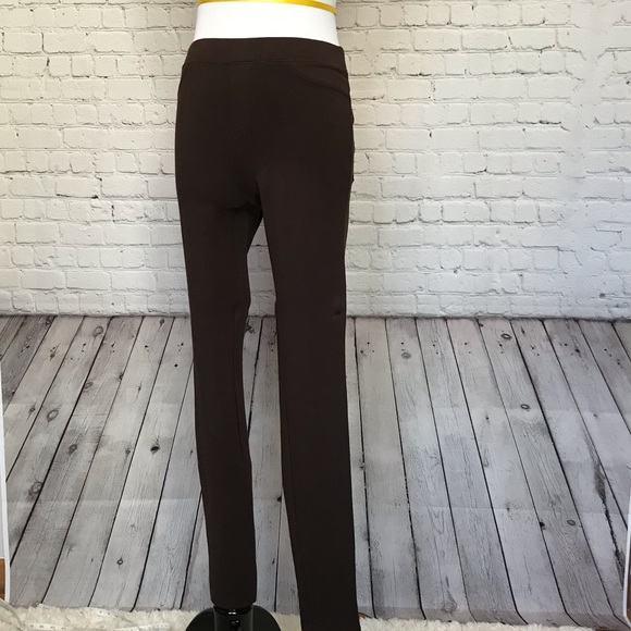 HUE Brown Legging Pants - Picture 8 of 8